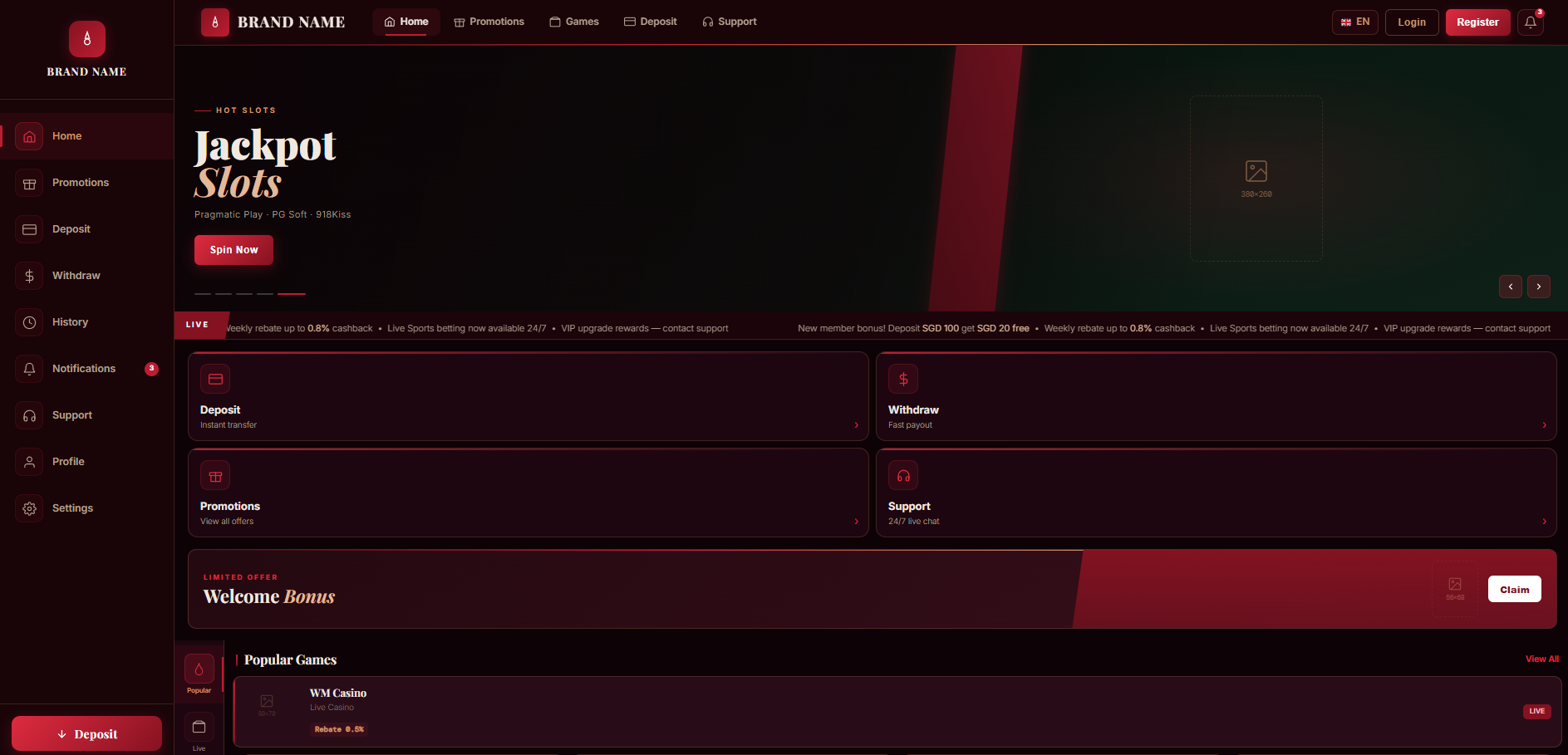 Luxury Rouge Template
